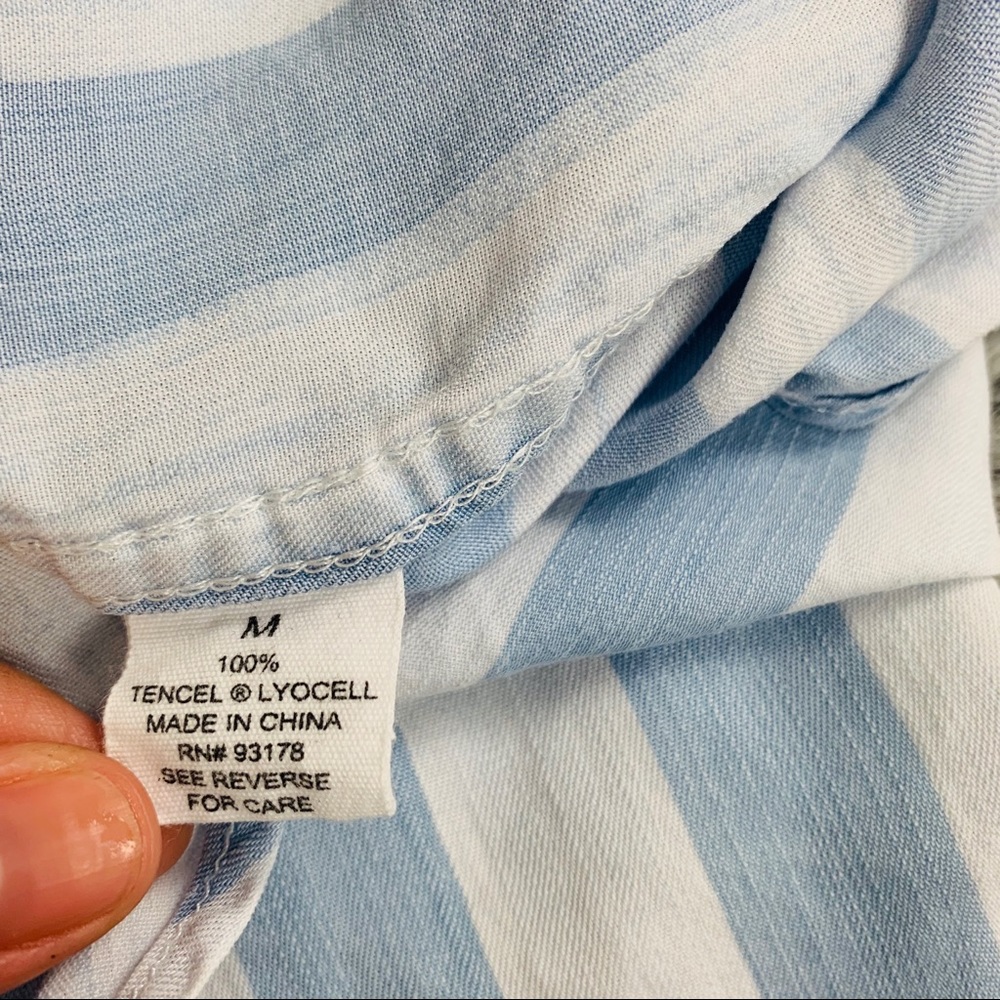 Striped Button Down Top - image 4